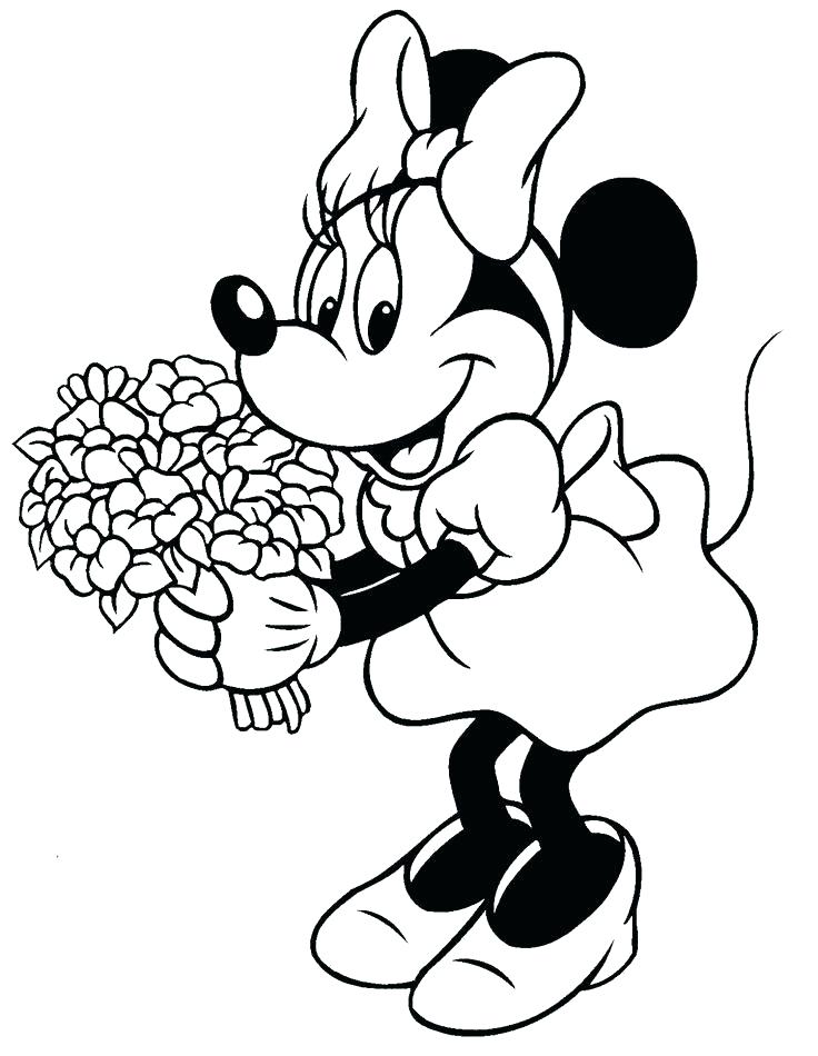 Mickey Mouse Valentine Coloring Pages at GetColorings.com | Free