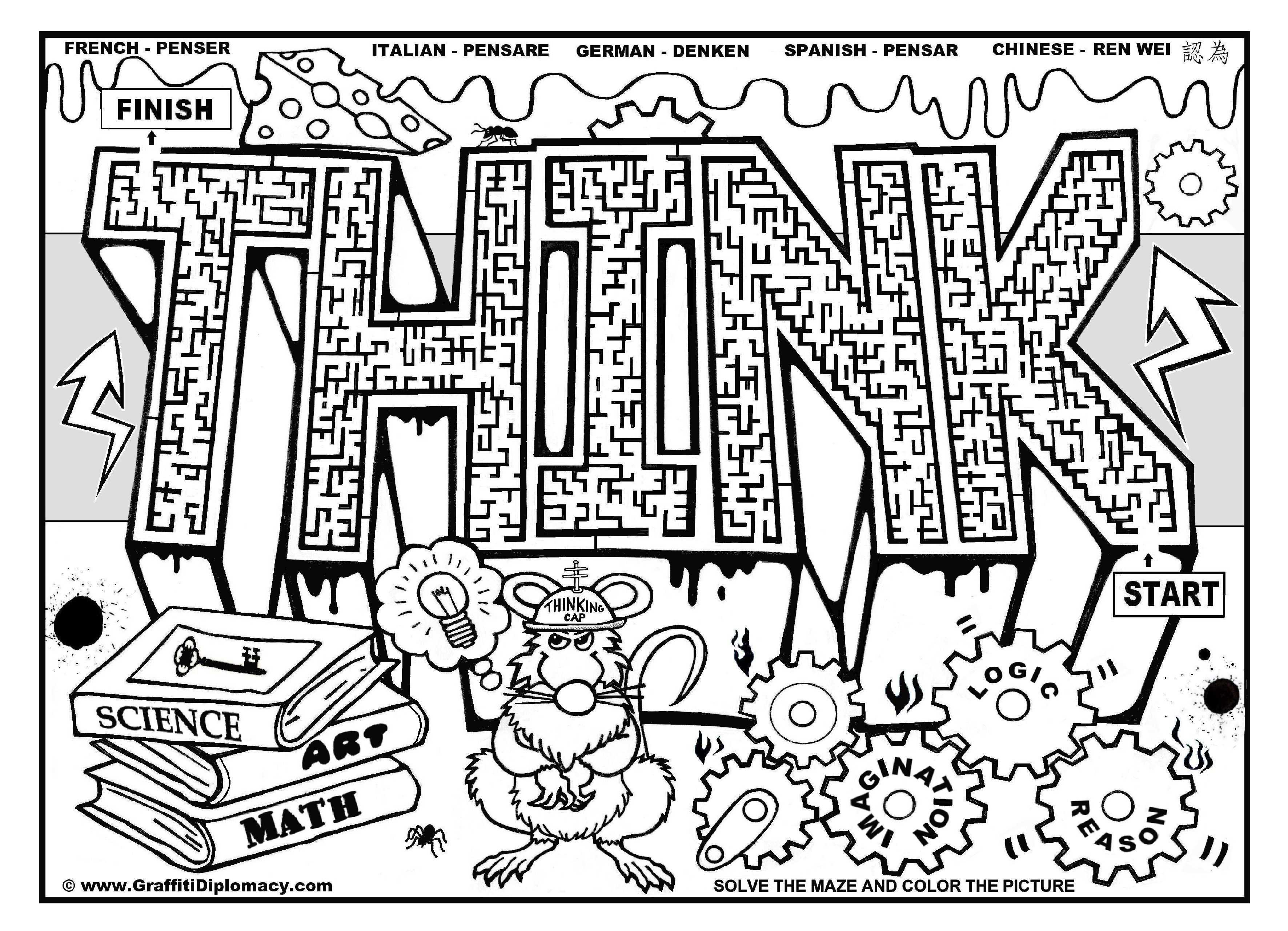 Free Printable Coloring Pages For Middle Schoolers