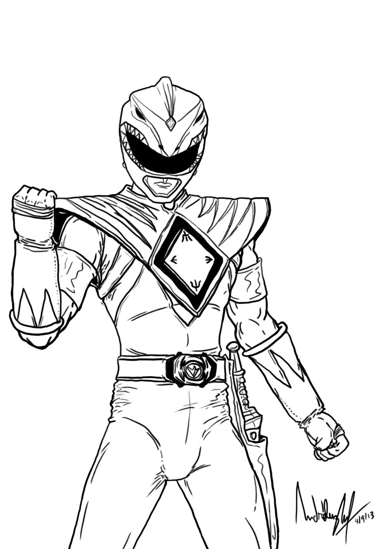 Mighty Morphin Power Rangers Coloring Pages At GetColorings Free Printable Colorings Pages 