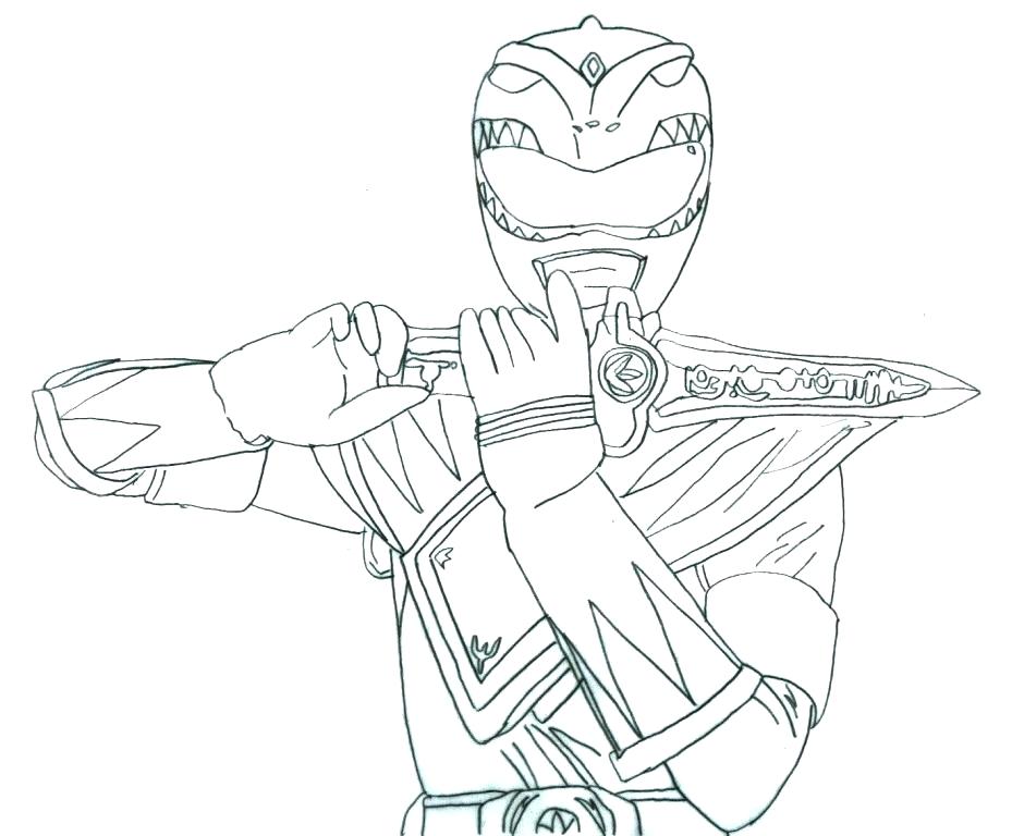 Mighty Morphin Power Rangers Coloring Pages at GetColorings.com | Free