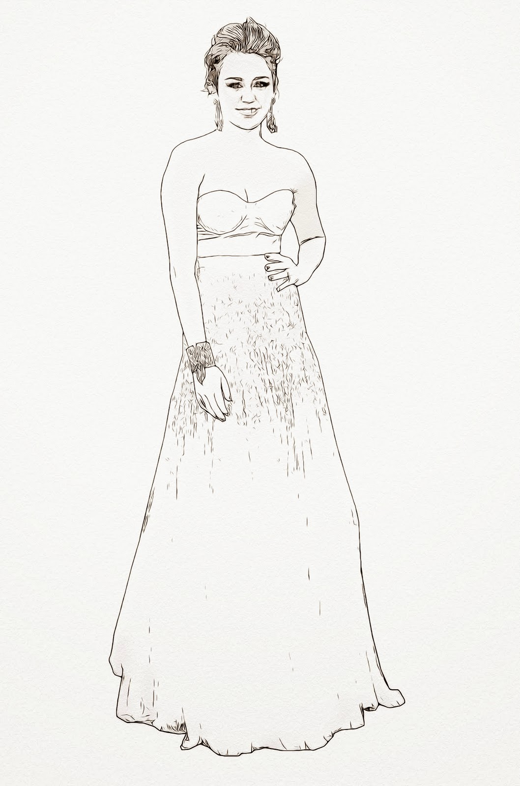 Miley Cyrus Coloring Pages at GetColorings.com | Free printable