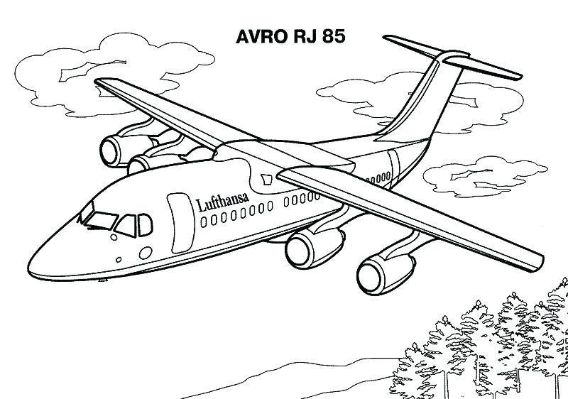 Military Airplane Coloring Pages at GetColorings.com | Free printable