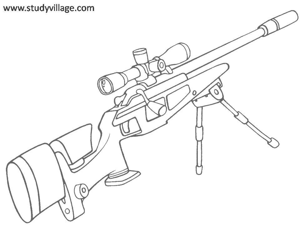 Military Gun Coloring Pages at GetColorings.com | Free printable