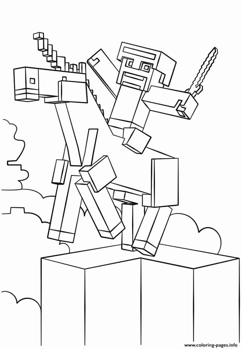 Minecraft Coloring Pages Dantdm At GetColorings Free Printable 