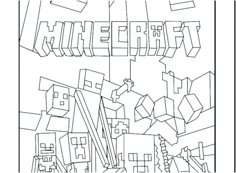 Minecraft Coloring Pages For Kids at GetColorings.com | Free printable