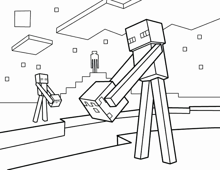 Minecraft Creeper Coloring Page at GetColorings.com | Free printable