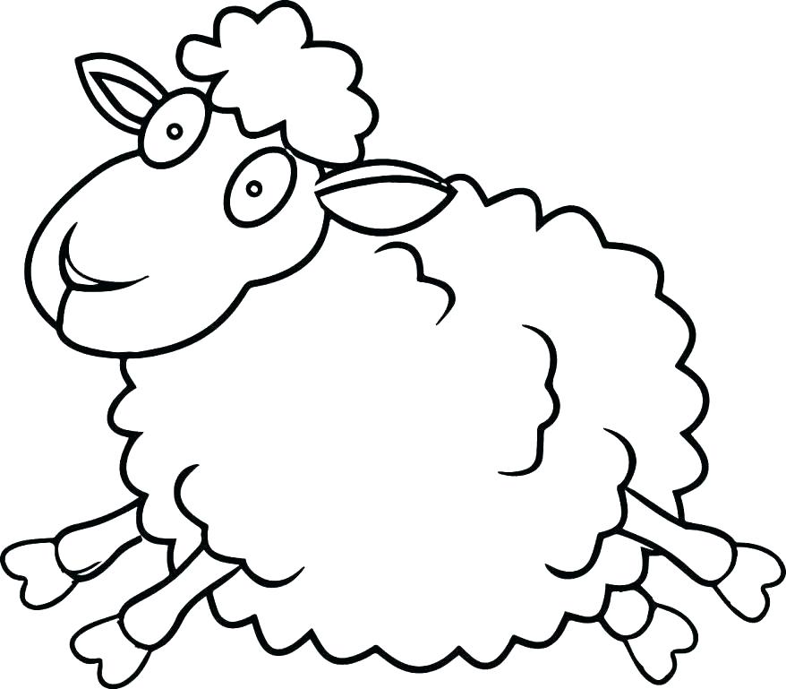 sheep coloring cute lamb printable minecraft baby dog goats lambs jump wecoloringpage colouring getcolorings awesome template children coloringbay animal sketch