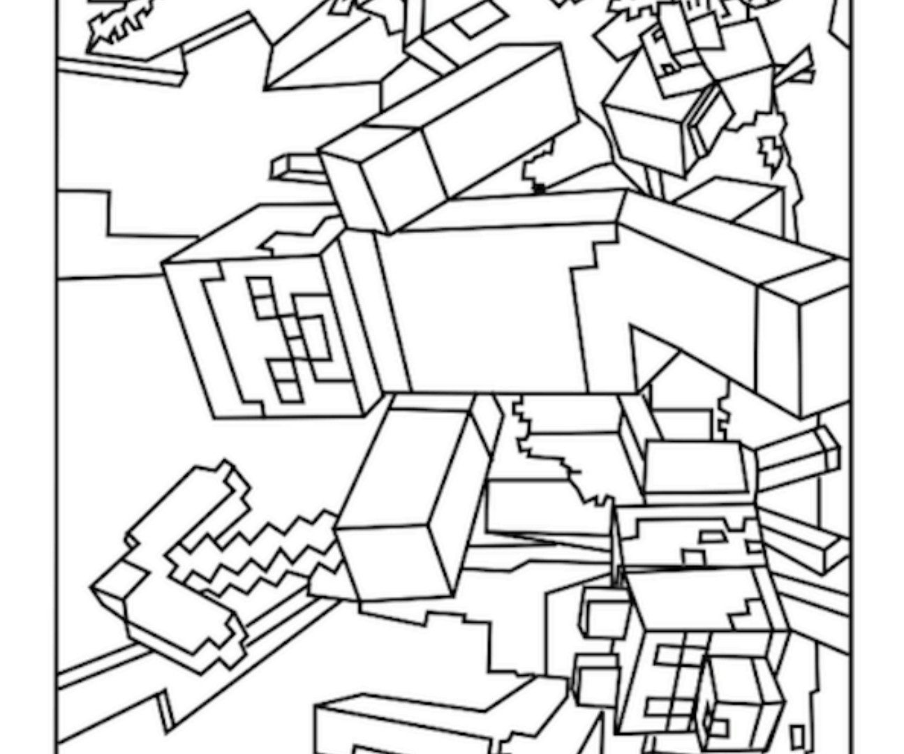 Minecraft Lego Coloring Pages At GetColorings Free Printable