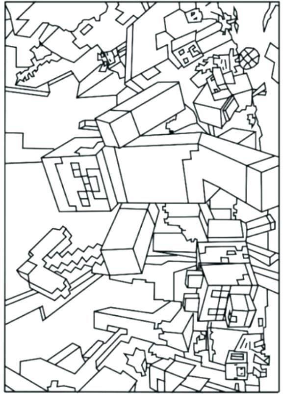 Minecraft Mobs Coloring Pages at GetColorings.com | Free printable