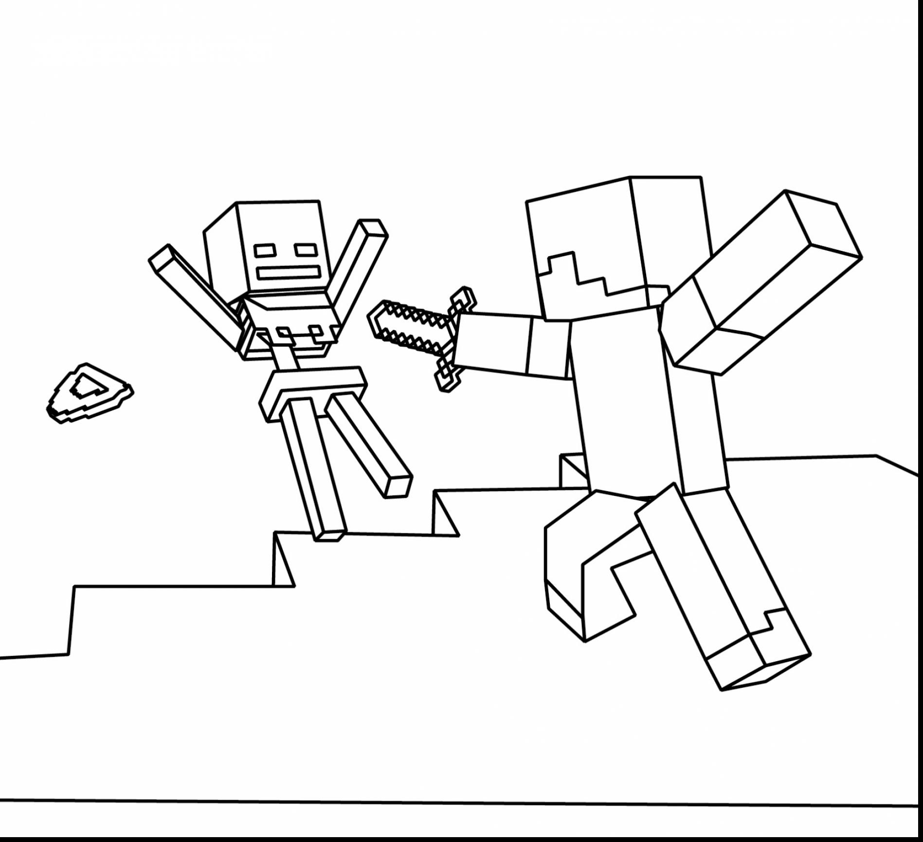 Minecraft Mobs Coloring Pages At GetColorings Free Printable 