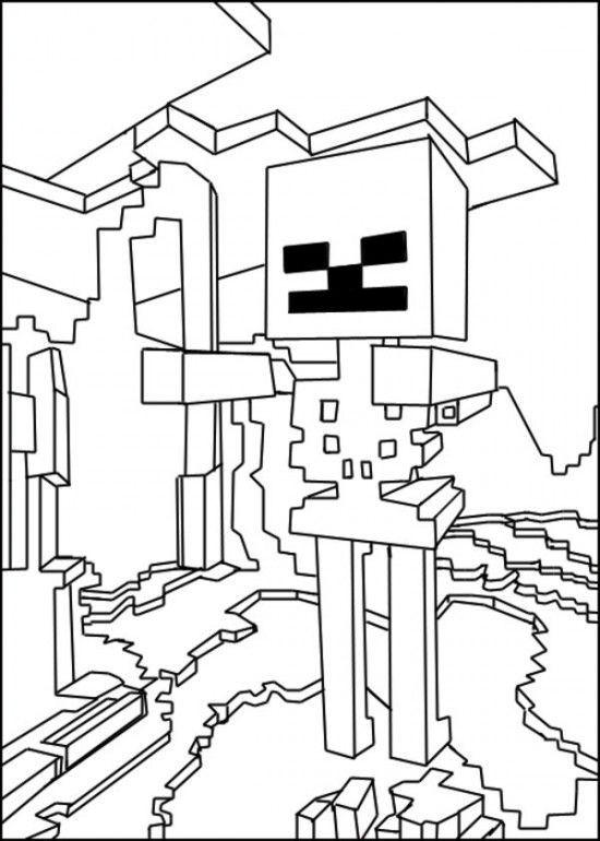 550x770 Free Printable Minecraft Coloring Pages 11 Picture Nate