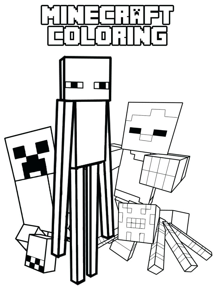 Minecraft Skins Coloring Pages at GetColorings.com | Free printable