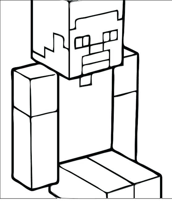 Minecraft Steve Coloring Pages at GetColorings.com | Free printable