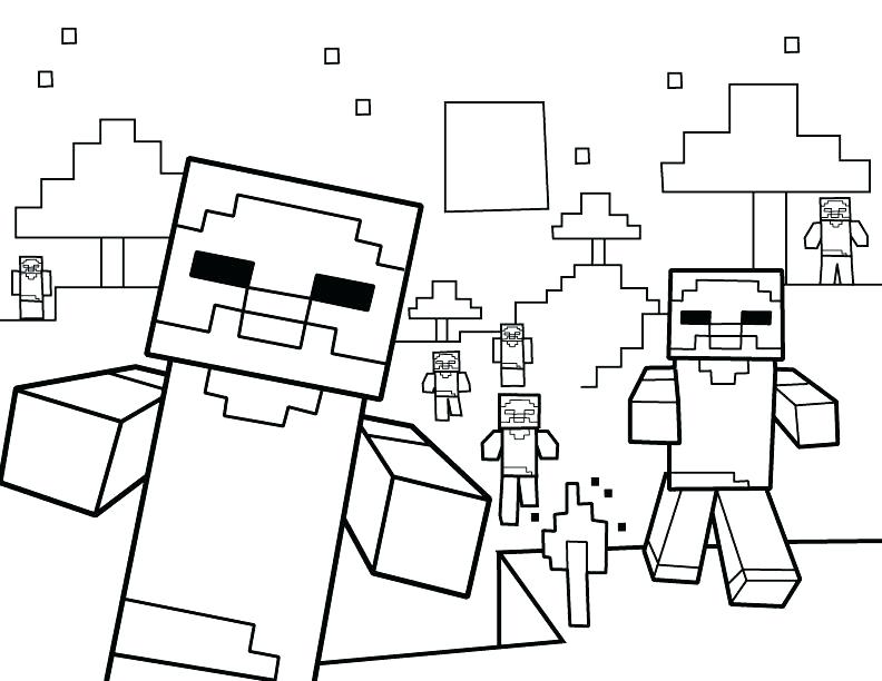 Minecraft Story Mode Coloring Pages at GetColorings.com | Free