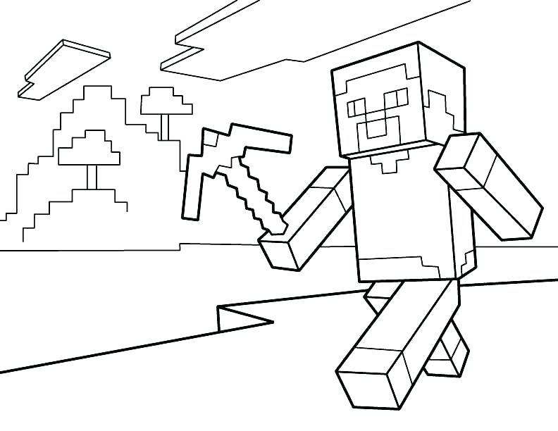 Minecraft Zombie Coloring Pages At GetColorings Free Printable 