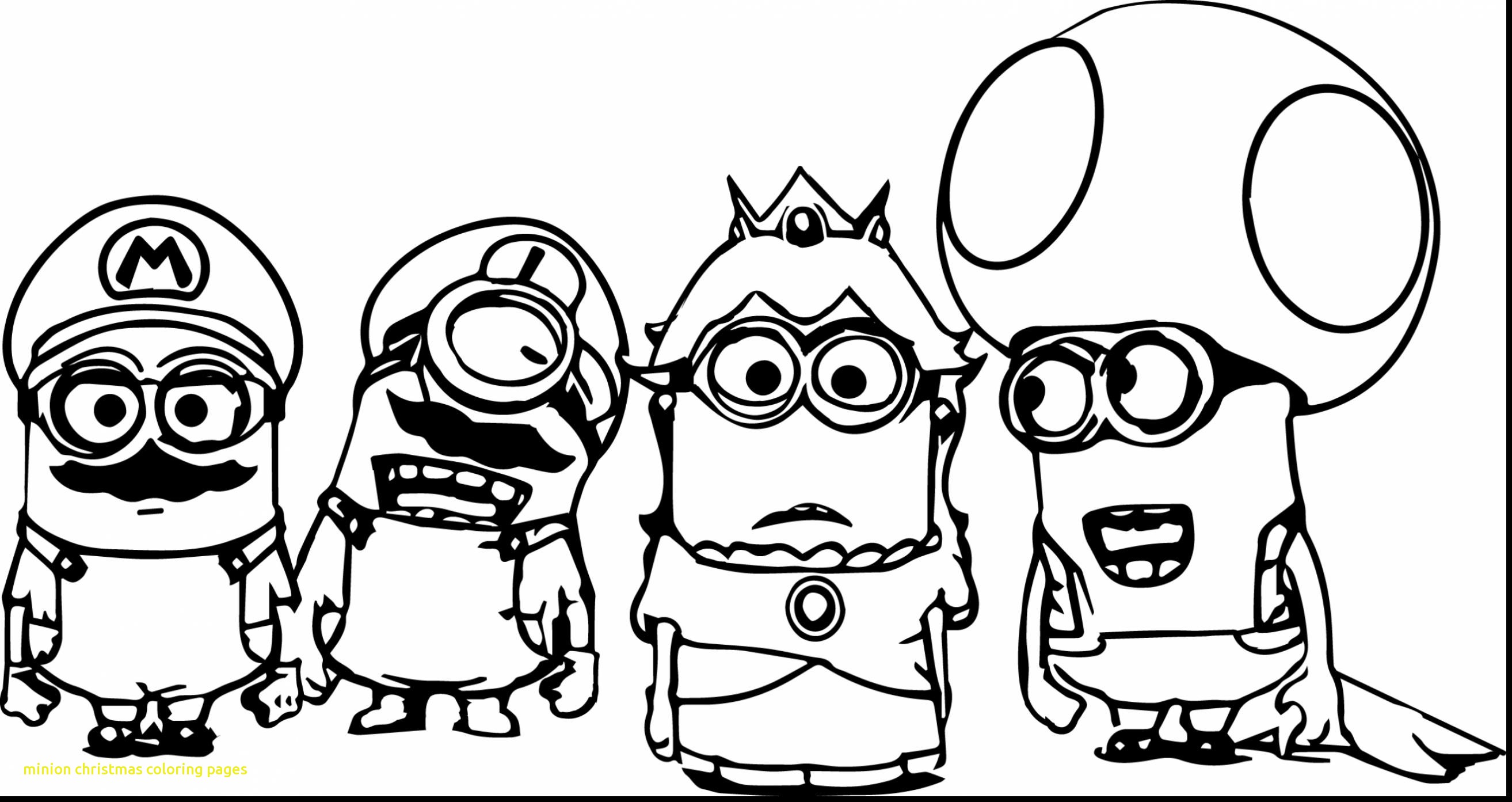 Minion Christmas Coloring Pages at GetColorings.com | Free printable