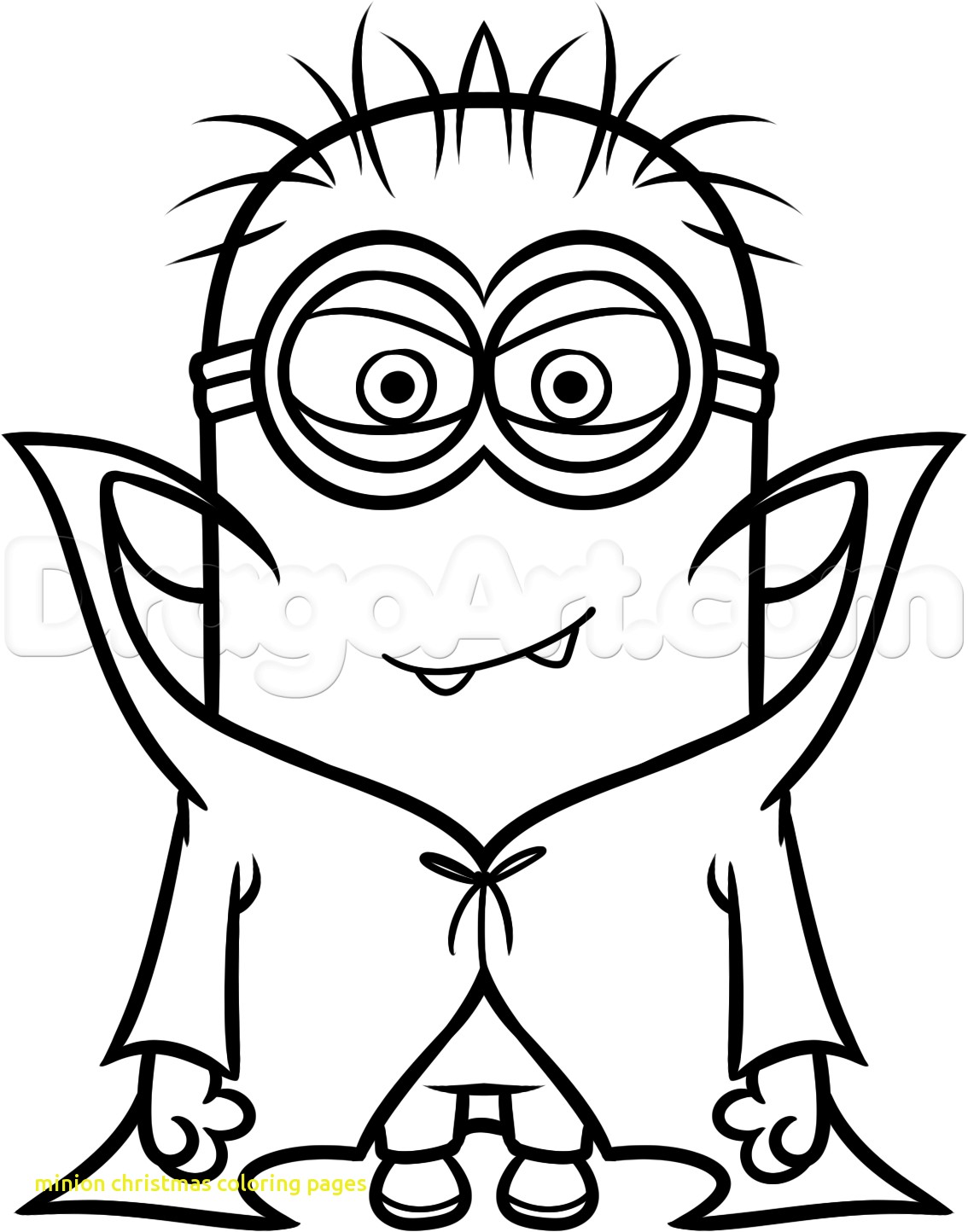 Minion Christmas Coloring Pages at GetColorings.com | Free printable