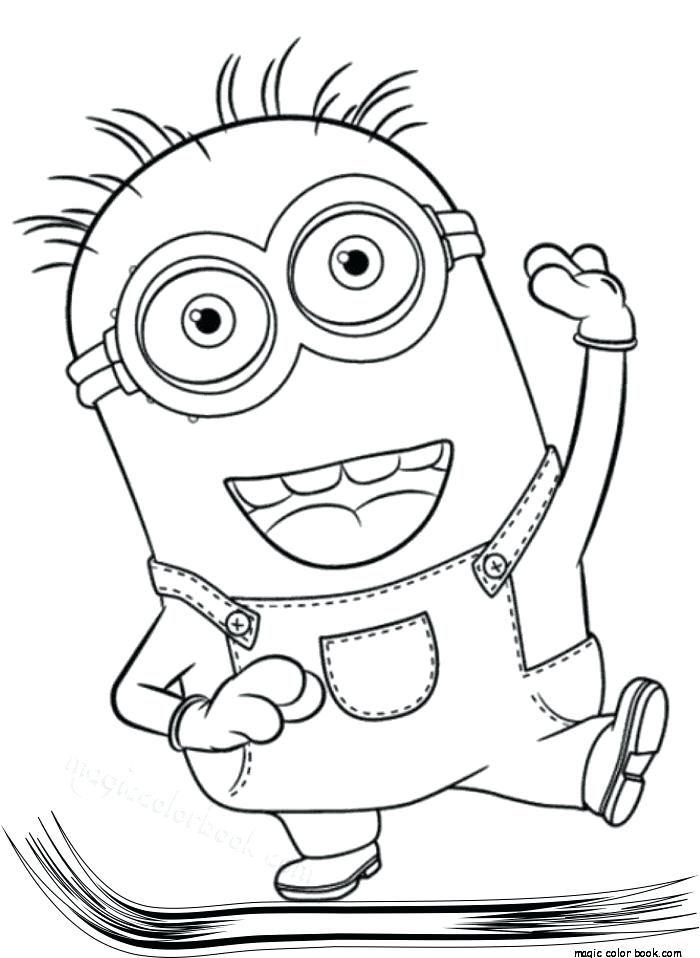 Minion Halloween Coloring Pages At Getcolorings.com 