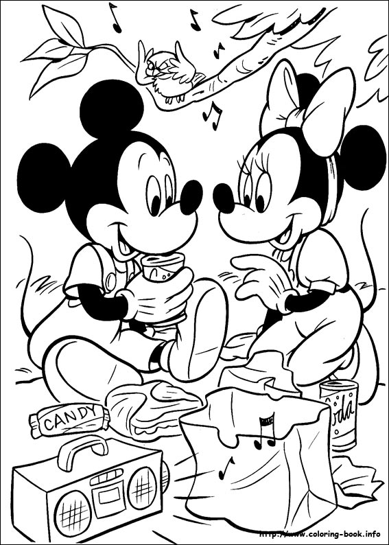 Minnie Mouse And Daisy Duck Coloring Pages at GetColorings.com | Free