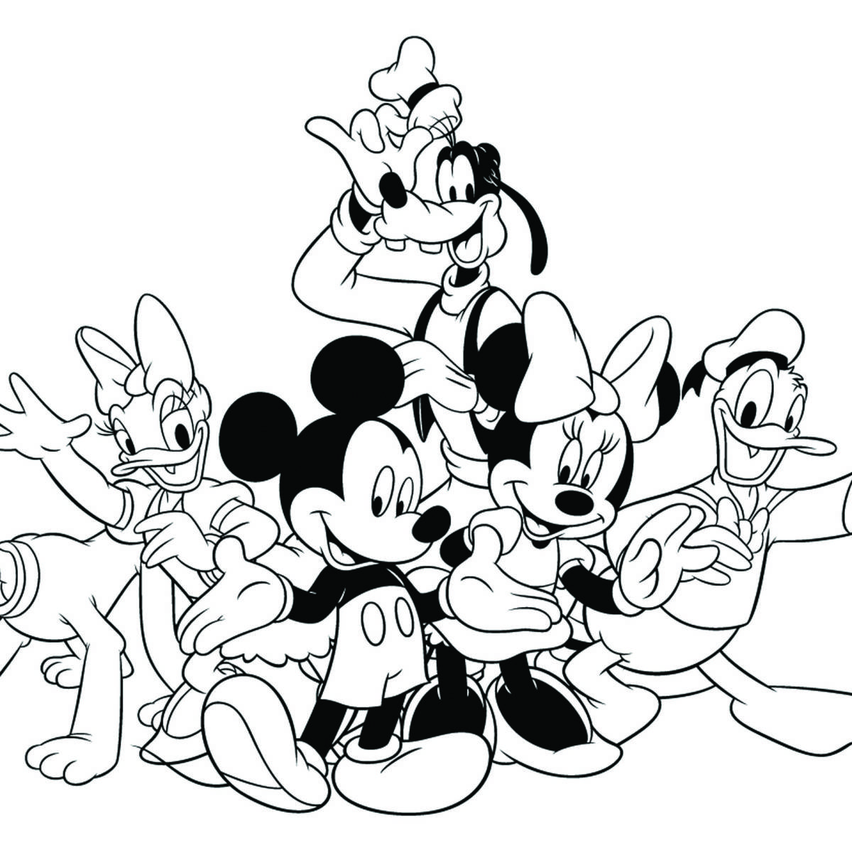 minnie mouse coloring pages pdf at getcolorings  free