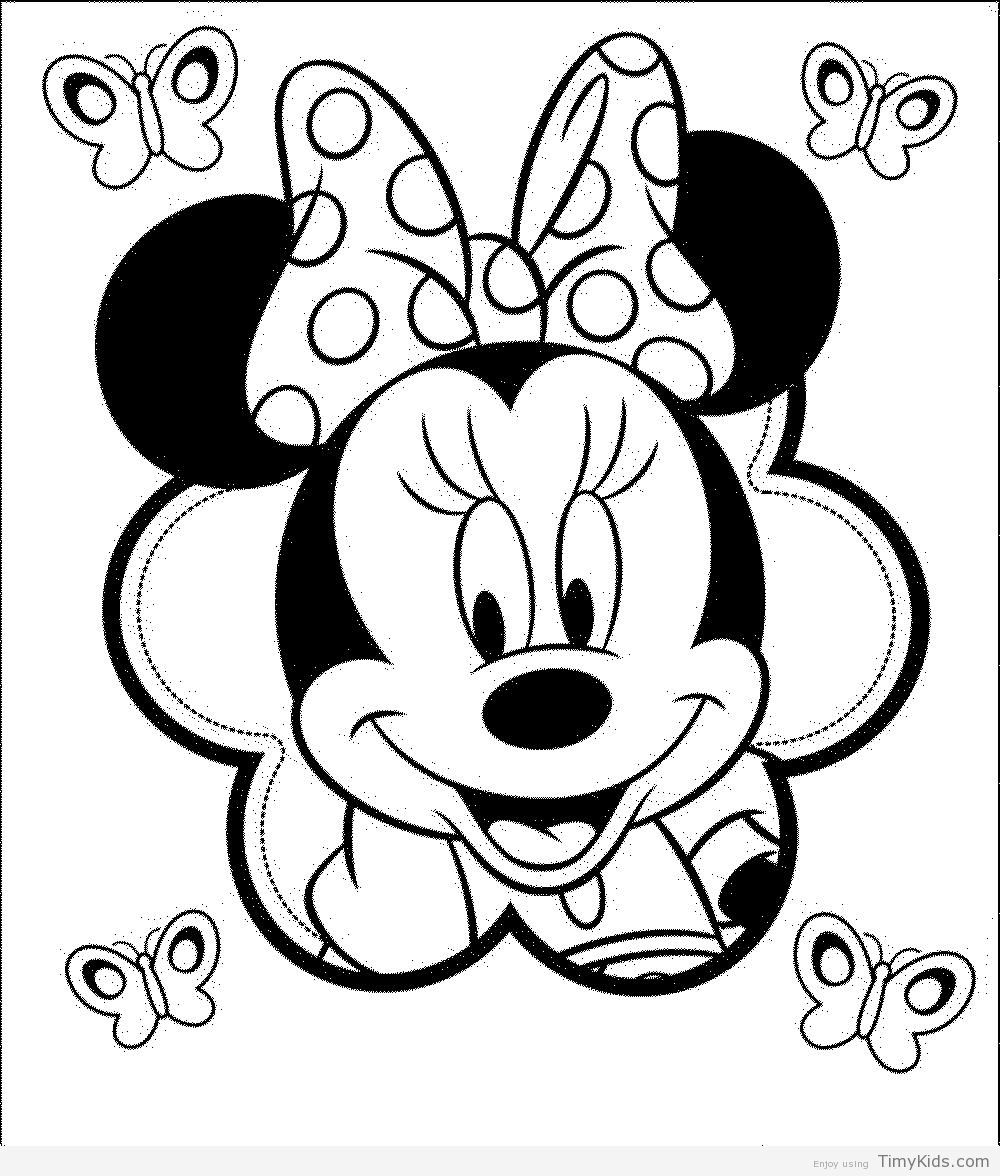 minnie mouse face coloring pages at getcolorings