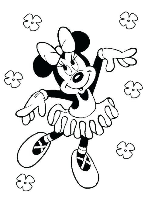 Minnie Mouse Face Coloring Pages at GetColorings.com | Free printable