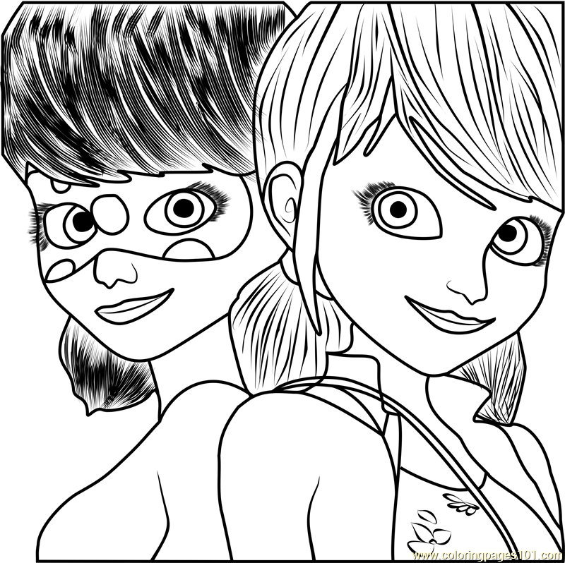 Miraculous Ladybug Coloring Pages at GetColorings.com ...