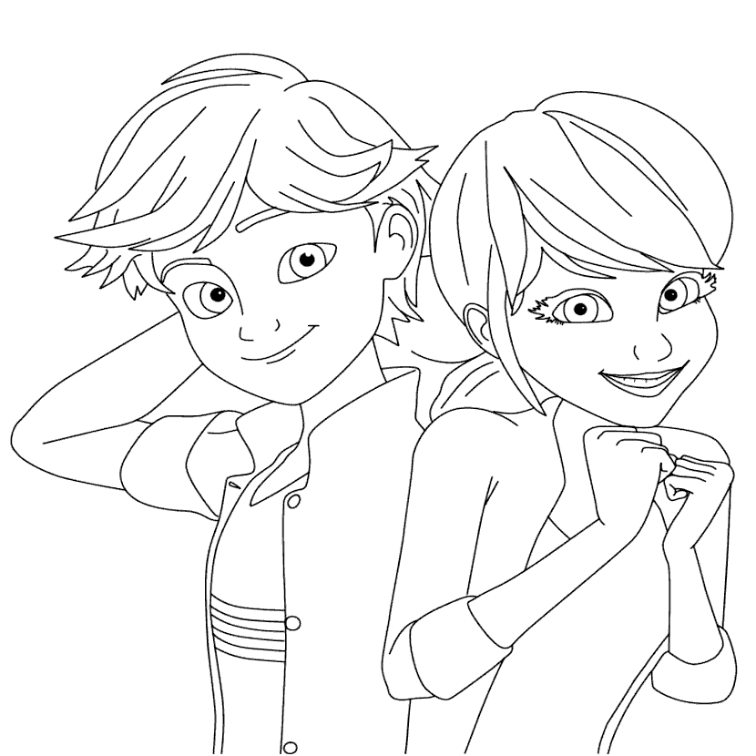 Miraculous Ladybug Coloring Pages at GetColorings.com | Free printable