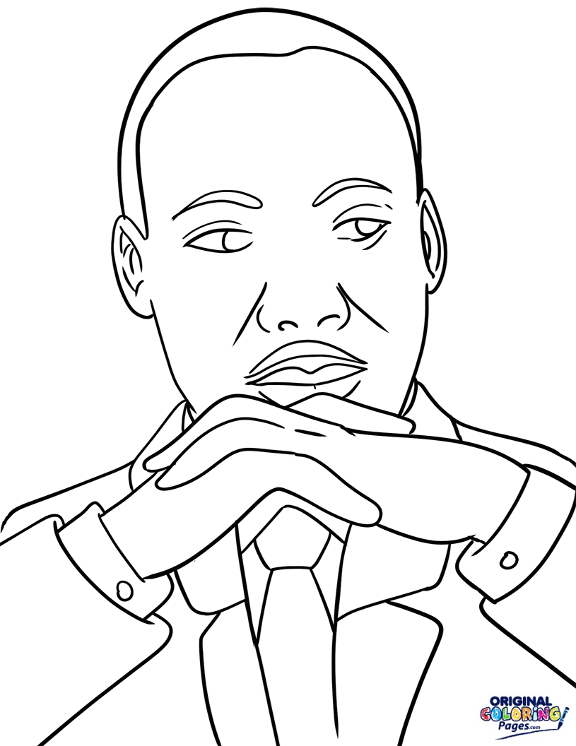 Mlk Day Coloring Pages At Getcolorings.com | Free Printable Colorings