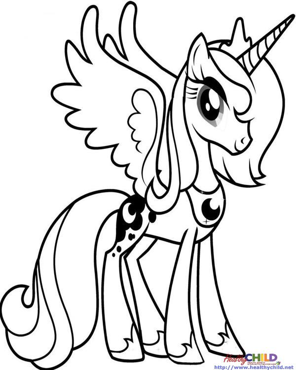 Mlp Coloring Pages Luna at GetColoringscom Free