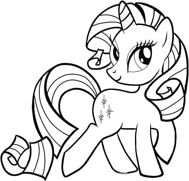 Mlp Coloring Pages Rarity at GetColorings.com | Free printable