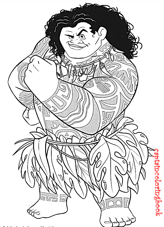 Moana Coloring Pages Disney at GetColorings.com | Free printable