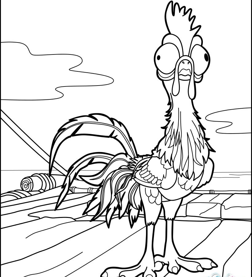 721 Cute Moana Coloring Pages Free for Adult