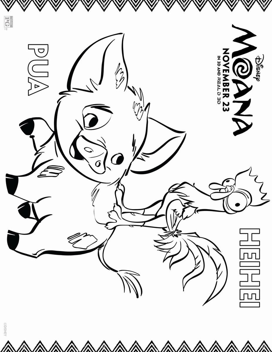 Moana Disney Coloring Pages at GetColorings.com | Free ...