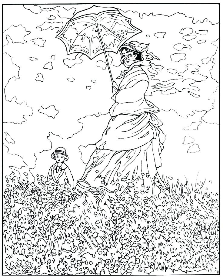 Monet Coloring Pages At Free Printable Colorings Pages To Print And Color 7030