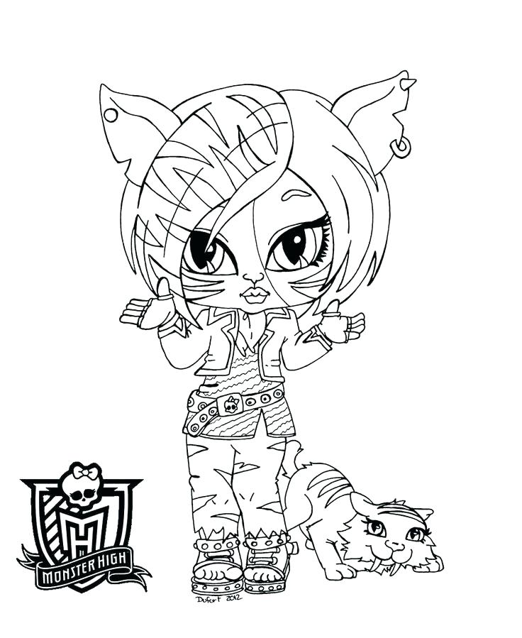 Monster High Characters Coloring Pages At GetColorings