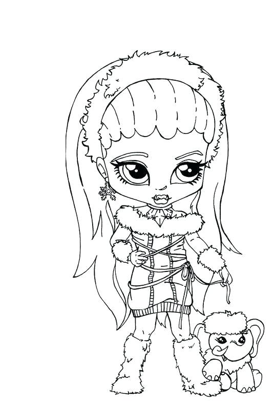 Monster High Coloring Pages Lagoona Blue At Getcolorings Free