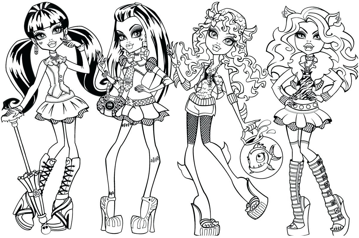 1200x795 Monster High Printable Coloring Pages Best Of Page Baby