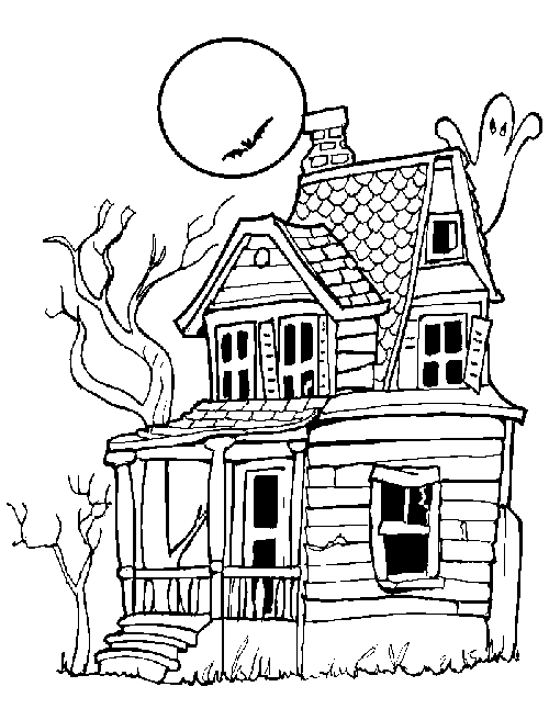 Monster House Coloring Page at GetColorings.com | Free printable
