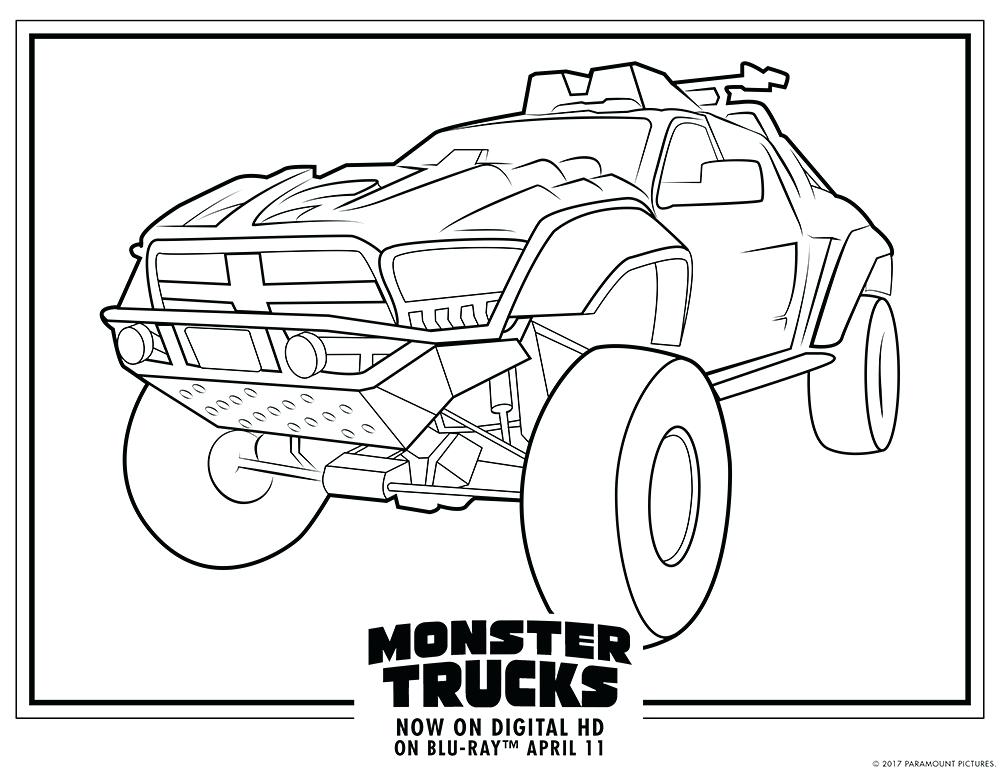 monster coloring truck trucks jam printable drawing tow audi colouring diesel r8 digger drawings grave boys toy printables sheets energy
