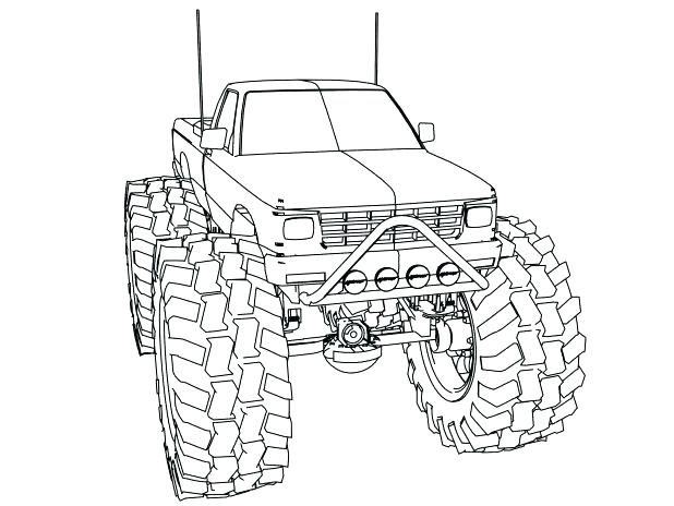 Monster Jam Truck Coloring Pages at GetColorings.com | Free printable