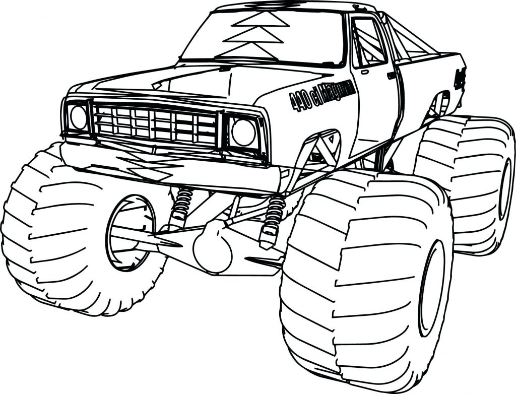 Monster Truck Coloring Pages Pdf At GetColorings Free Printable 