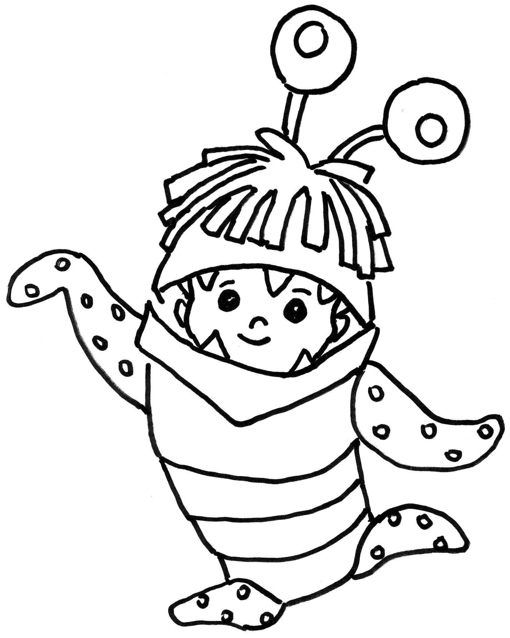 Monsters Inc Printable Coloring Pages Printable World Holiday