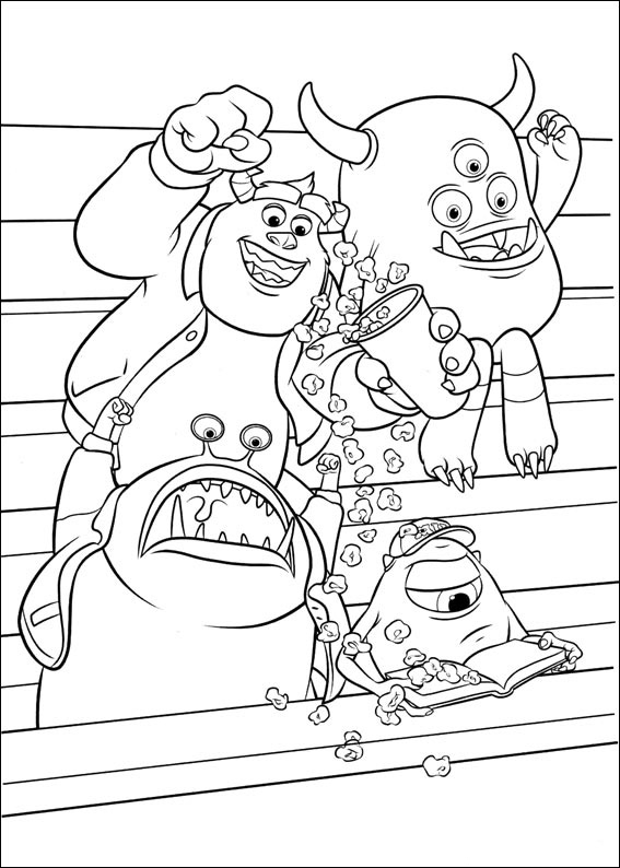 Monsters Inc Printable Coloring Pages At Getcolorings.com 