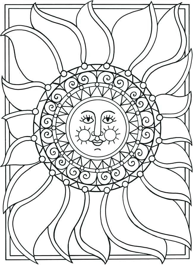 Moon And Stars Coloring Pages Printable at GetColorings