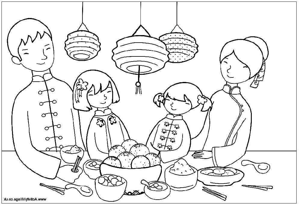 Moon Festival Coloring Pages at GetColorings.com | Free printable