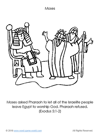 pharaoh and moses let my people go