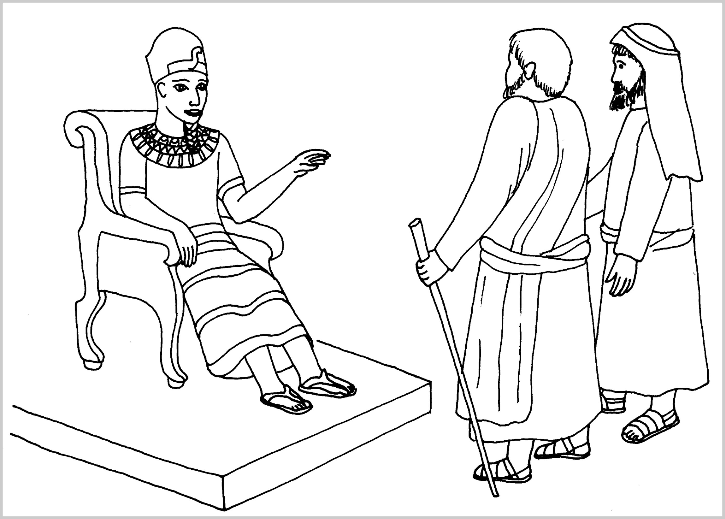 33+ Pharaoh And Moses Coloring Pages Pics - Infortant Document