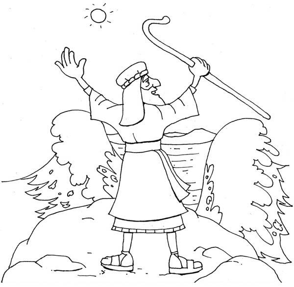 Moses Promised Land Free Coloring Pages