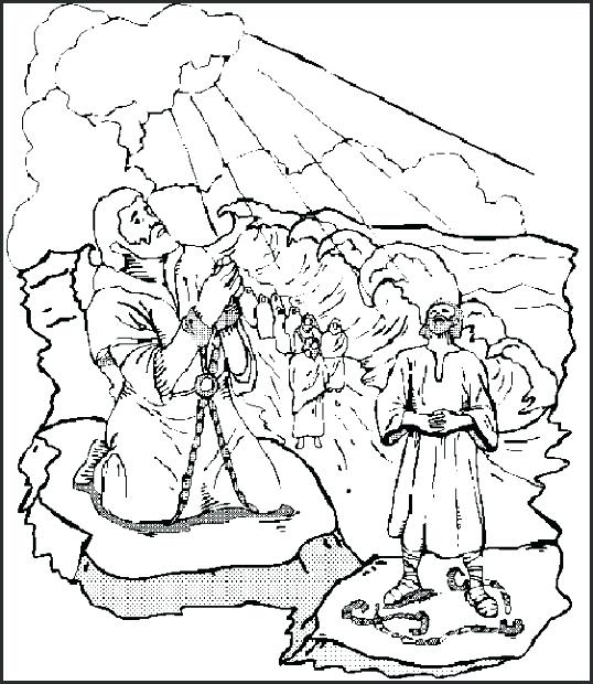 Moses And The Red Sea Coloring Page at GetColorings.com | Free